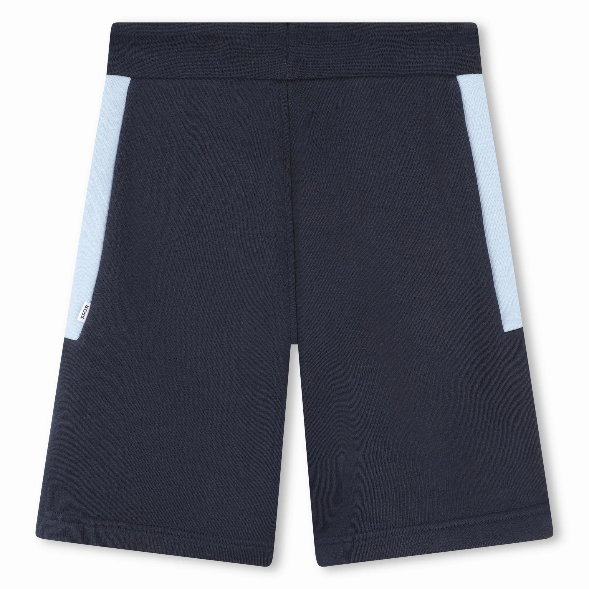 Blue Logo Shorts Boys Drawstring Athletic Shorts