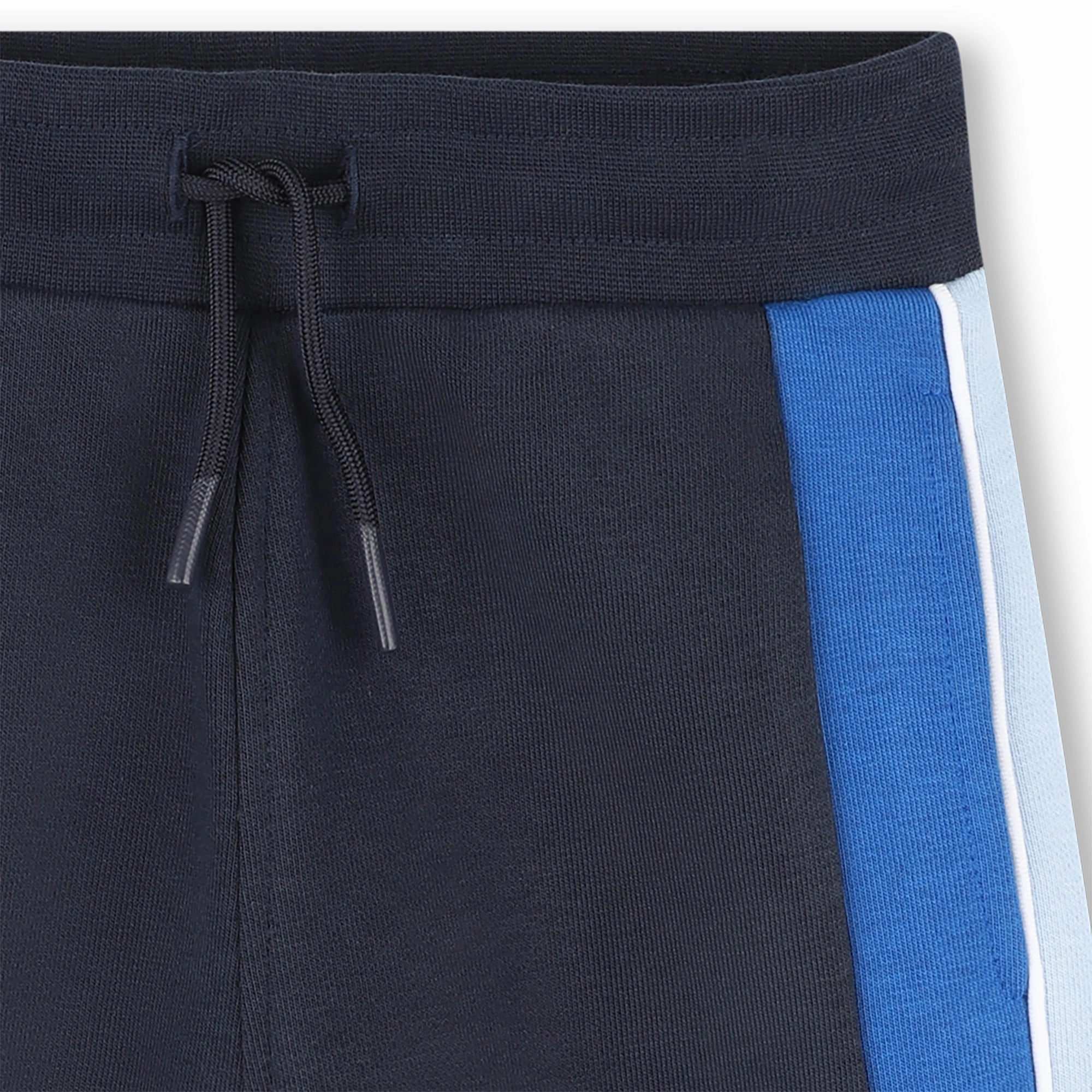 Blue Logo Shorts Boys Drawstring Athletic Shorts