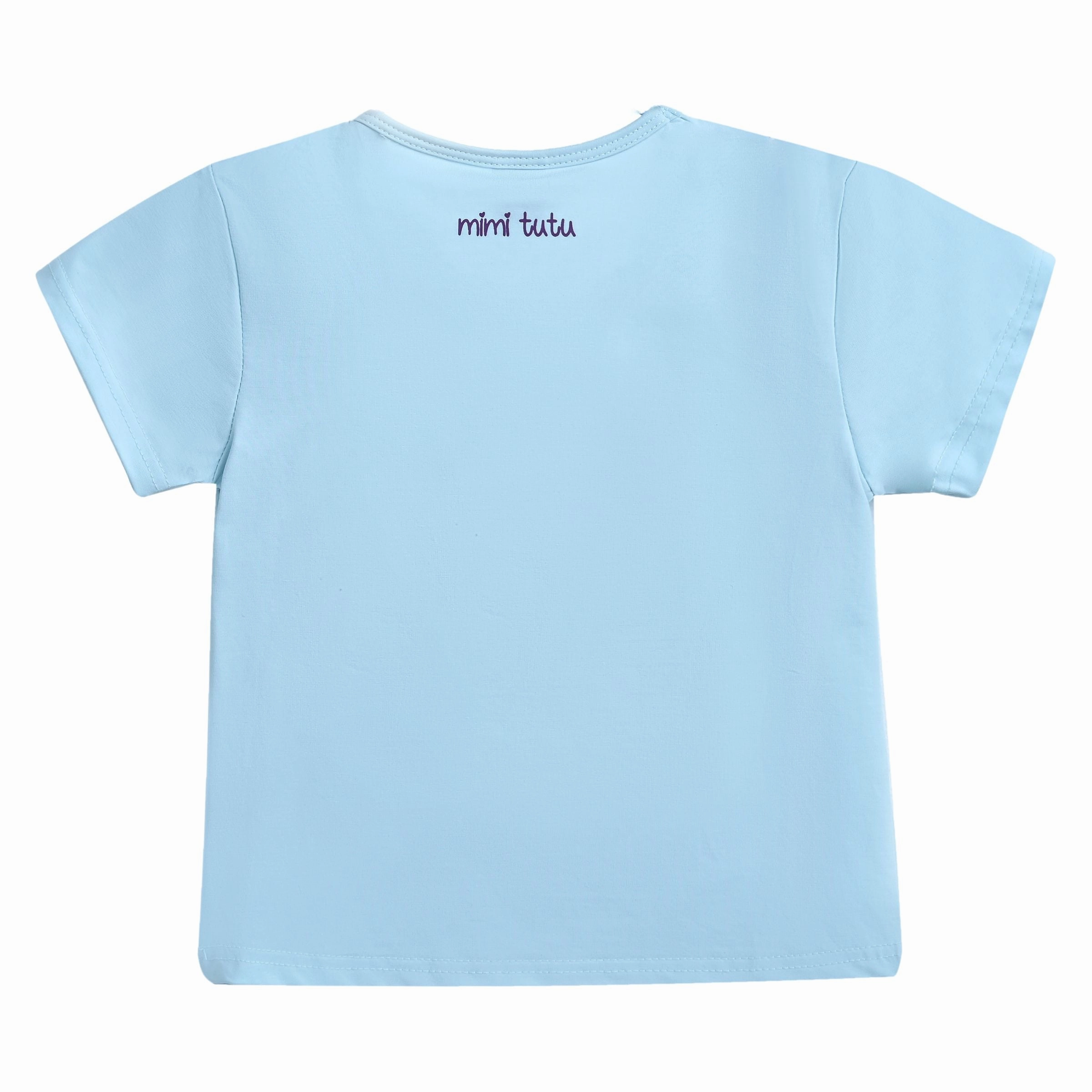 Blue Swan Applique T-Shirt Girls Chunky Knit Sweater