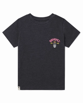 Boardies No Pain No Gain Tee ruffle tops girls, long sleeve tees girls