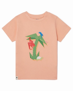 Boardies Origami Tee ruffle tops girls, long sleeve tees girls