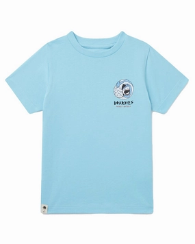Boardies Sharky Waters Tee ruffle tops girls, long sleeve tees girls