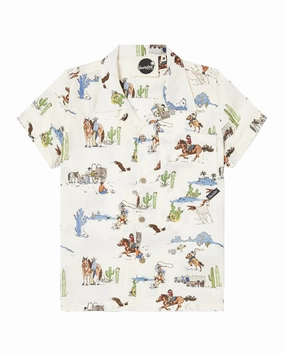 Boardies Wild West Shirt ruffle tops girls, long sleeve tees girls