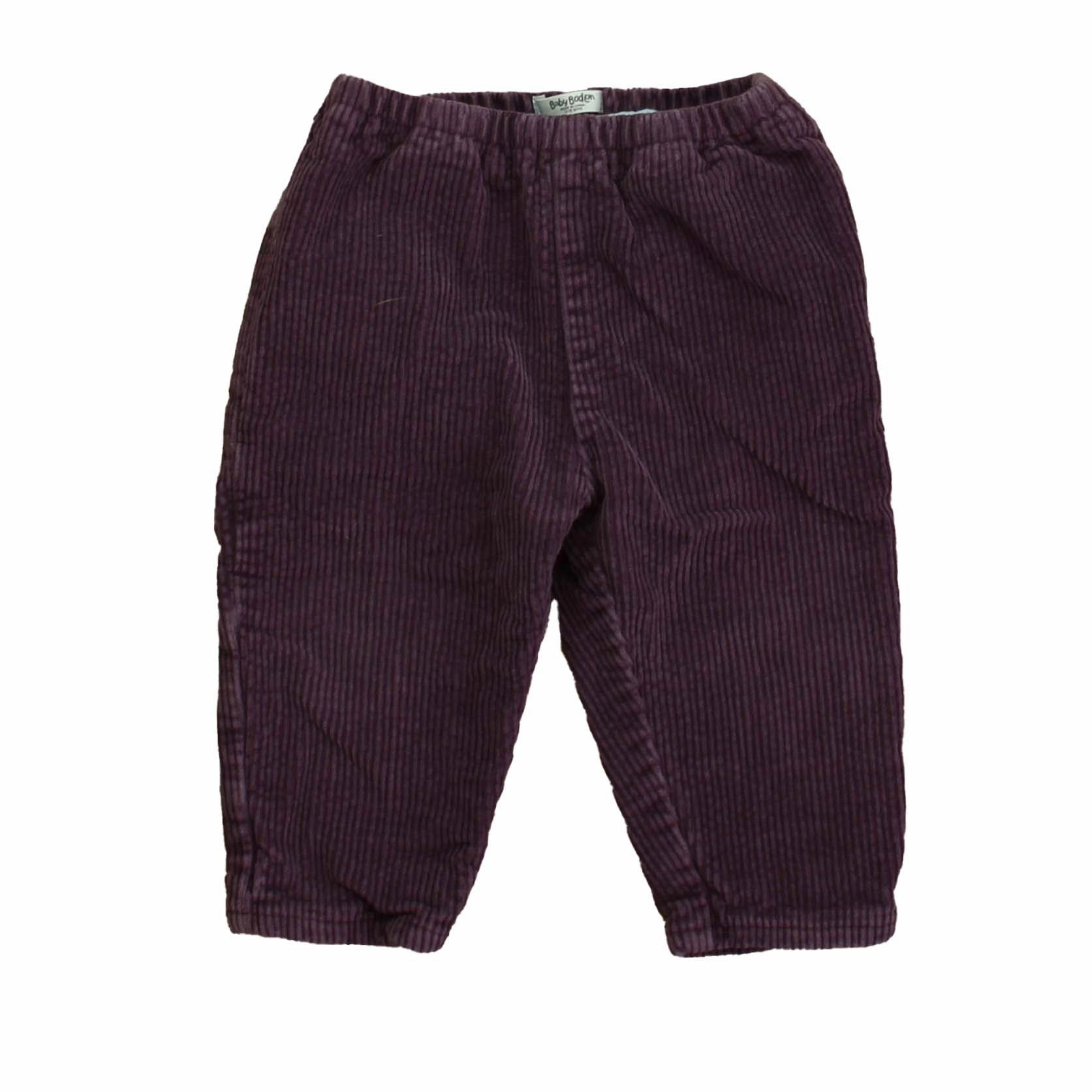 Boden Boys Purple Corduroy Pants boys jogger pants, school uniform pants boys