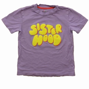 Boden Girls Purple T-Shirt ruffle tops girls, long sleeve tees girls