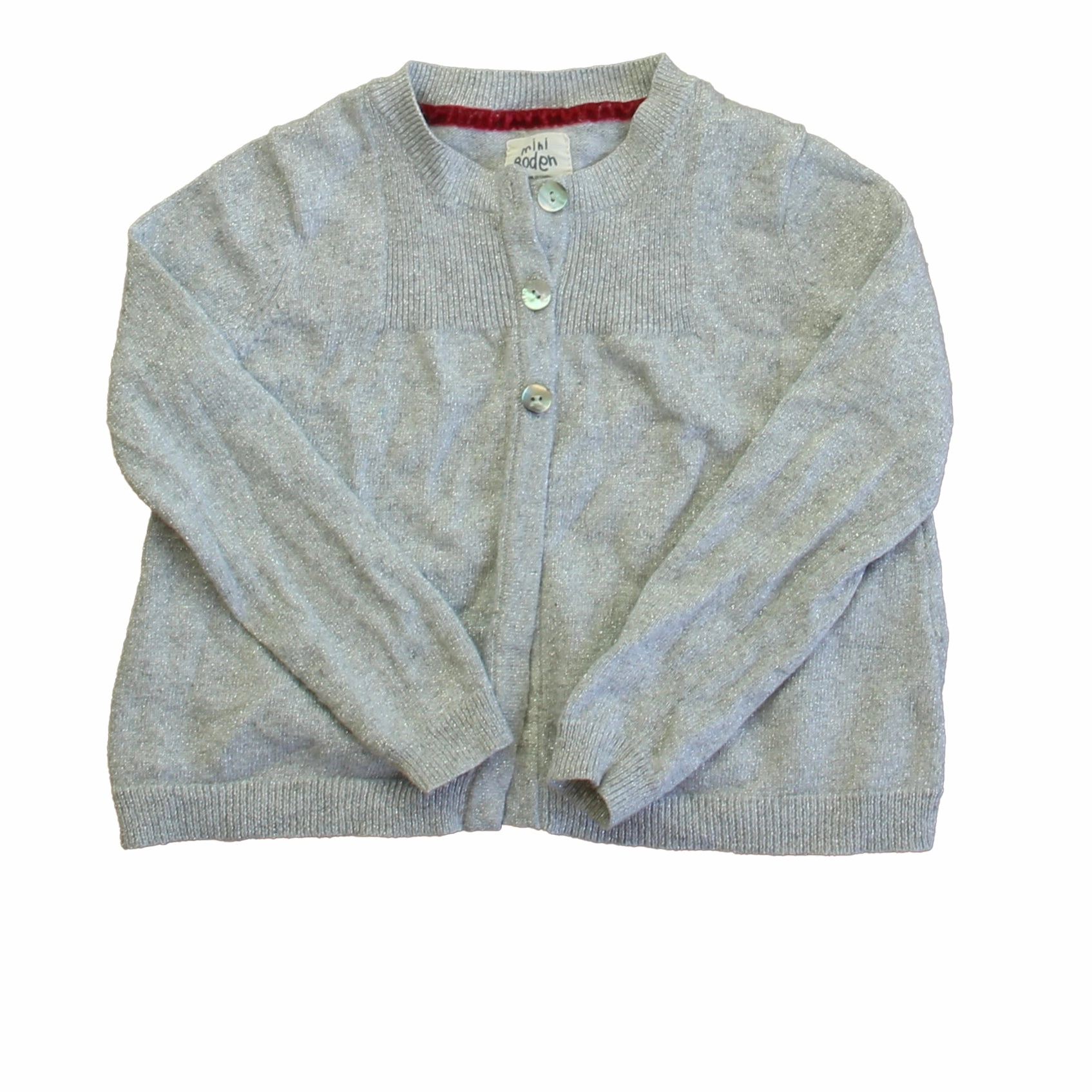 Boden Girls Silver Cardigan girls knit pullovers, cardigan sweaters girls