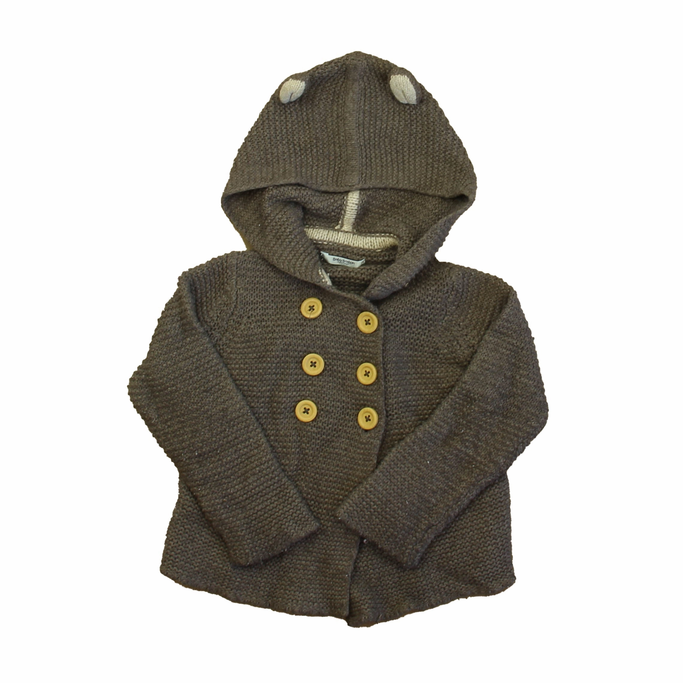 Boden Unisex Brown Cardigan girls knit pullovers, cardigan sweaters girls