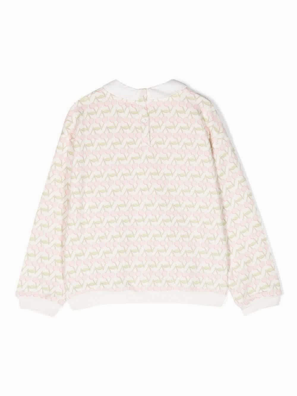 Bonpoint Claudine Cherry-Print Cotton Sweatshirt Girls Tunic Top