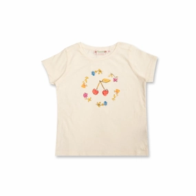 Bonpoint Girls Alcala Printed T-Shirt ruffle tops girls, long sleeve tees girls