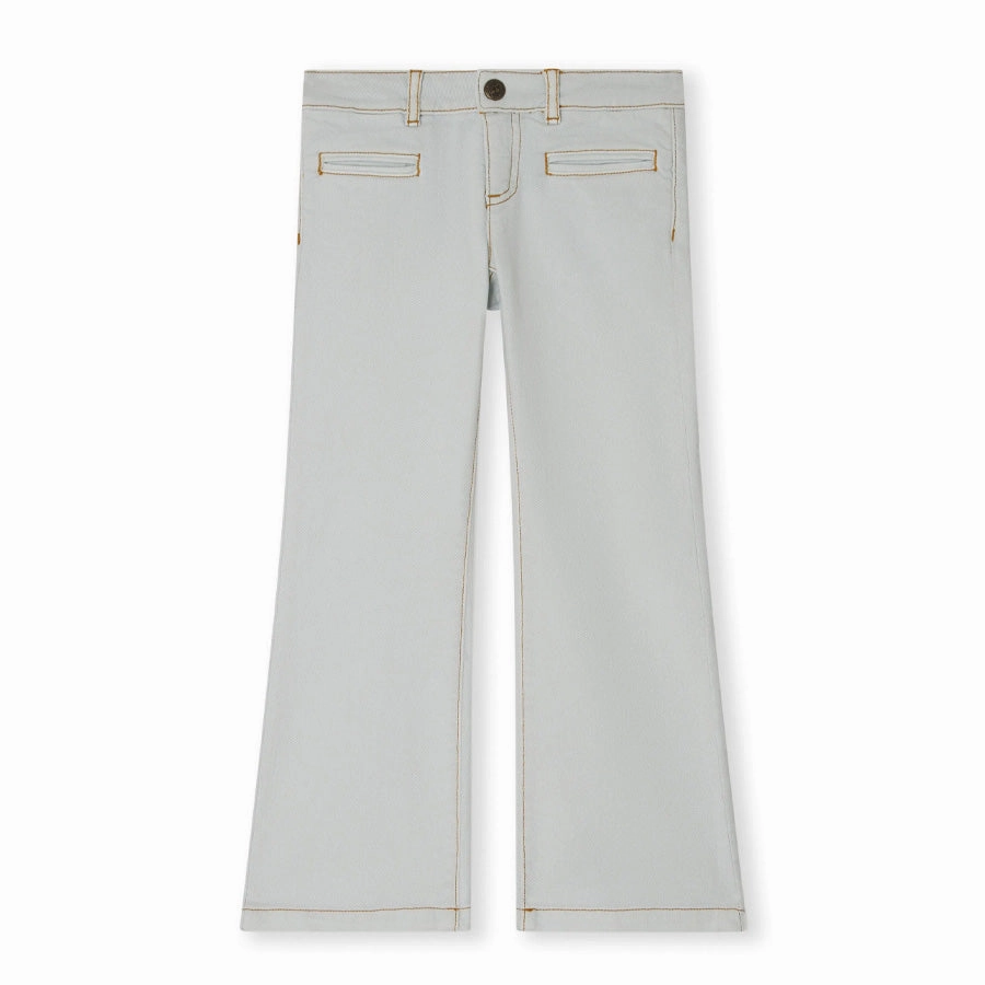 Bonpoint Girls Bestie Flared Denim Jeans girls bootcut jeans, stretch denim girls