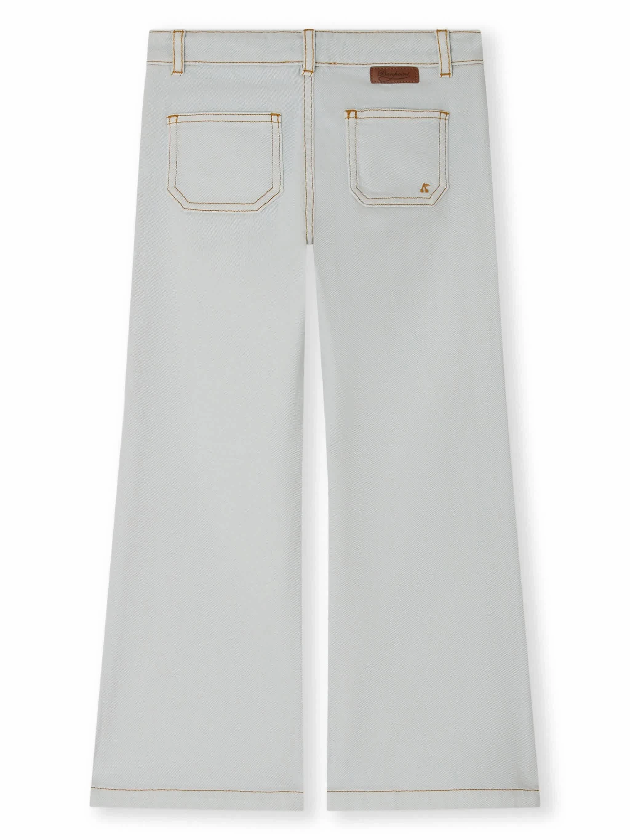 Bonpoint Girls Bestie Flared Denim Jeans Girls Ripped Skinny Jeans