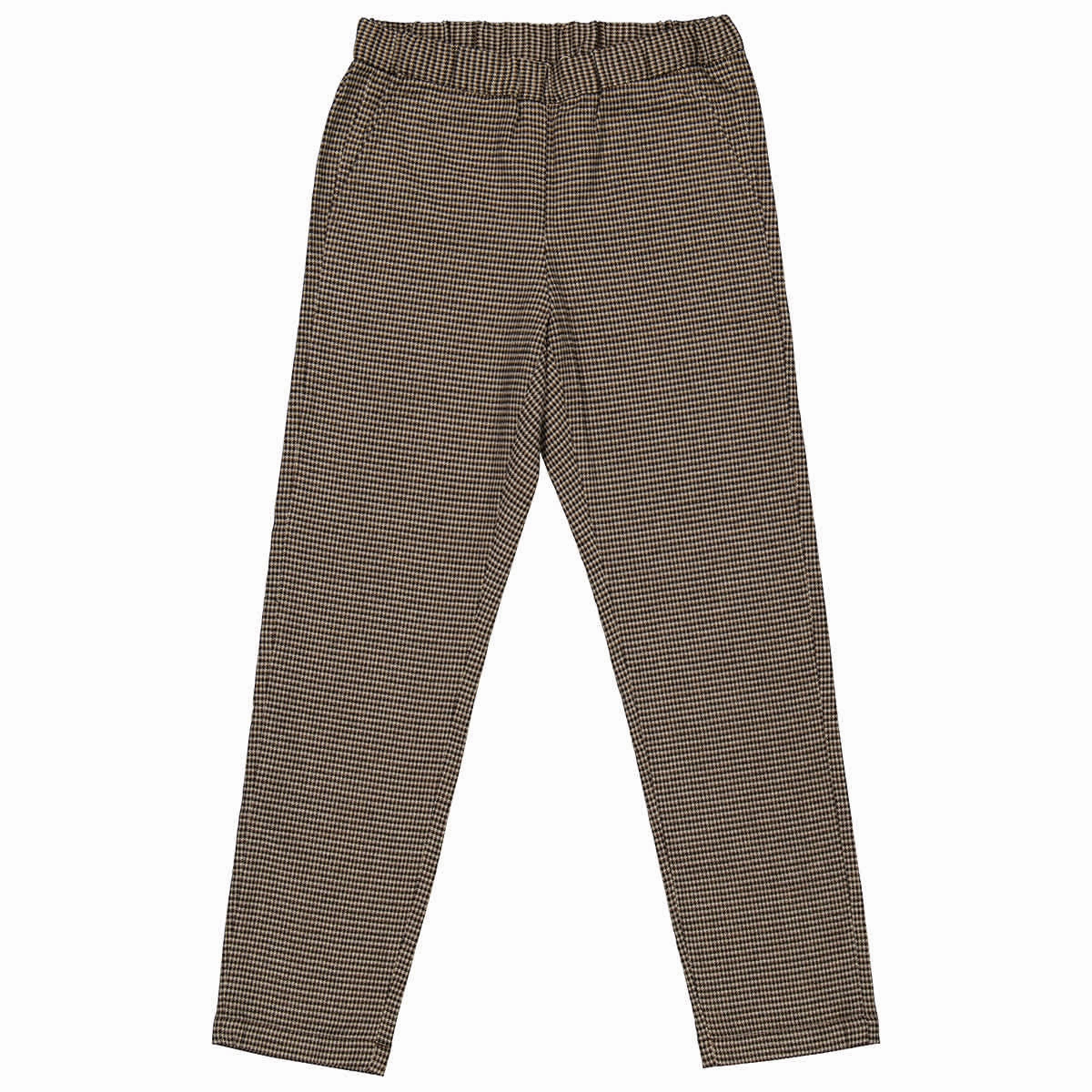 Bonpoint Girls Mercerized Houndstooth Twill Pants leggings girls, wide leg pants girls