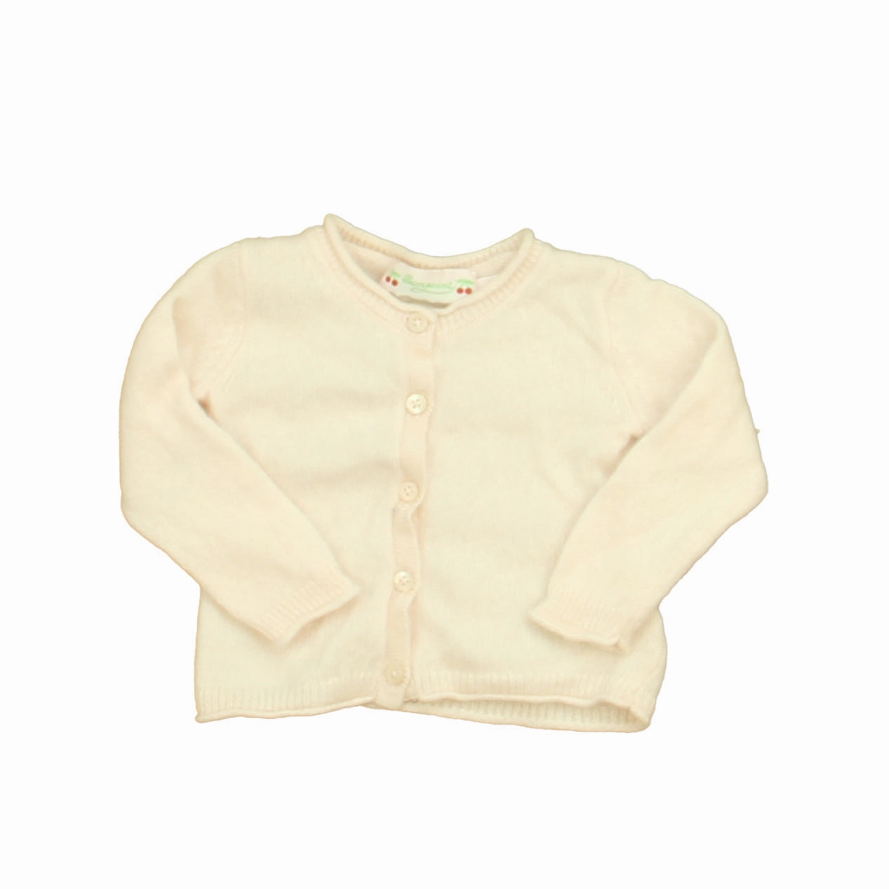 Bonpoint Girls Pink Cardigan girls knit pullovers, cardigan sweaters girls
