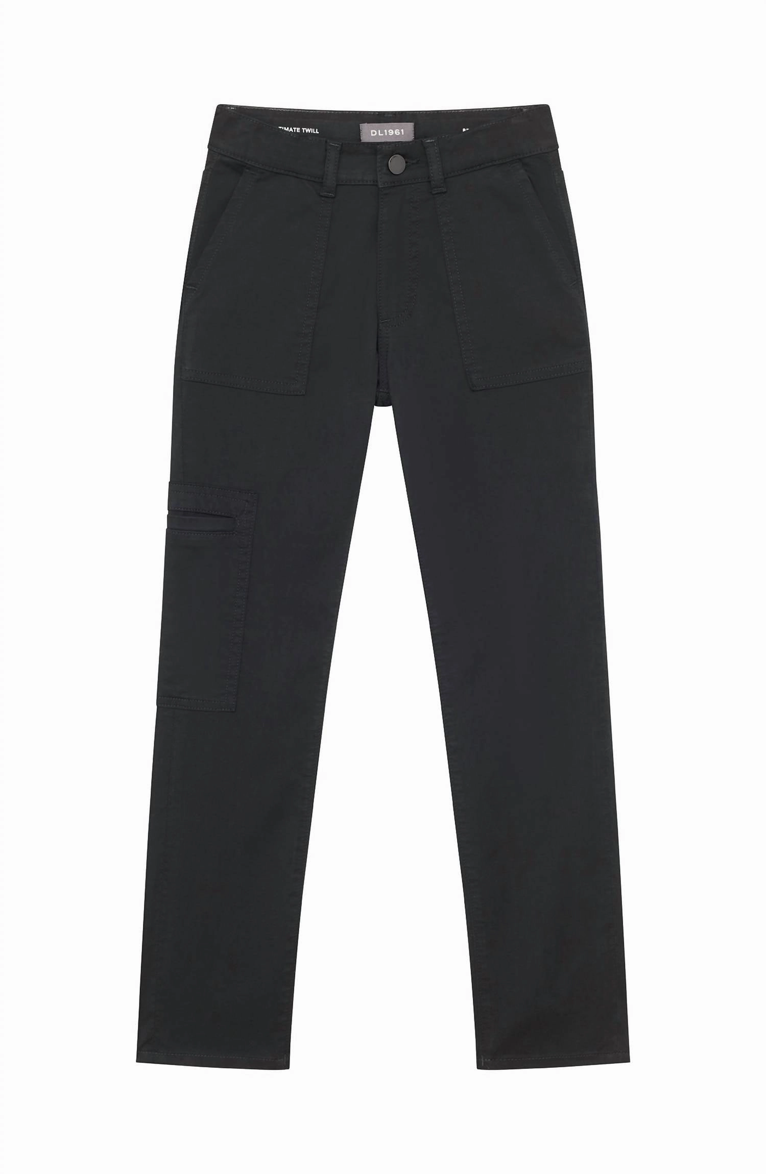Boy's Brady Slim Jeans In Black Cargo boys slim fit denim, boys distressed jeans