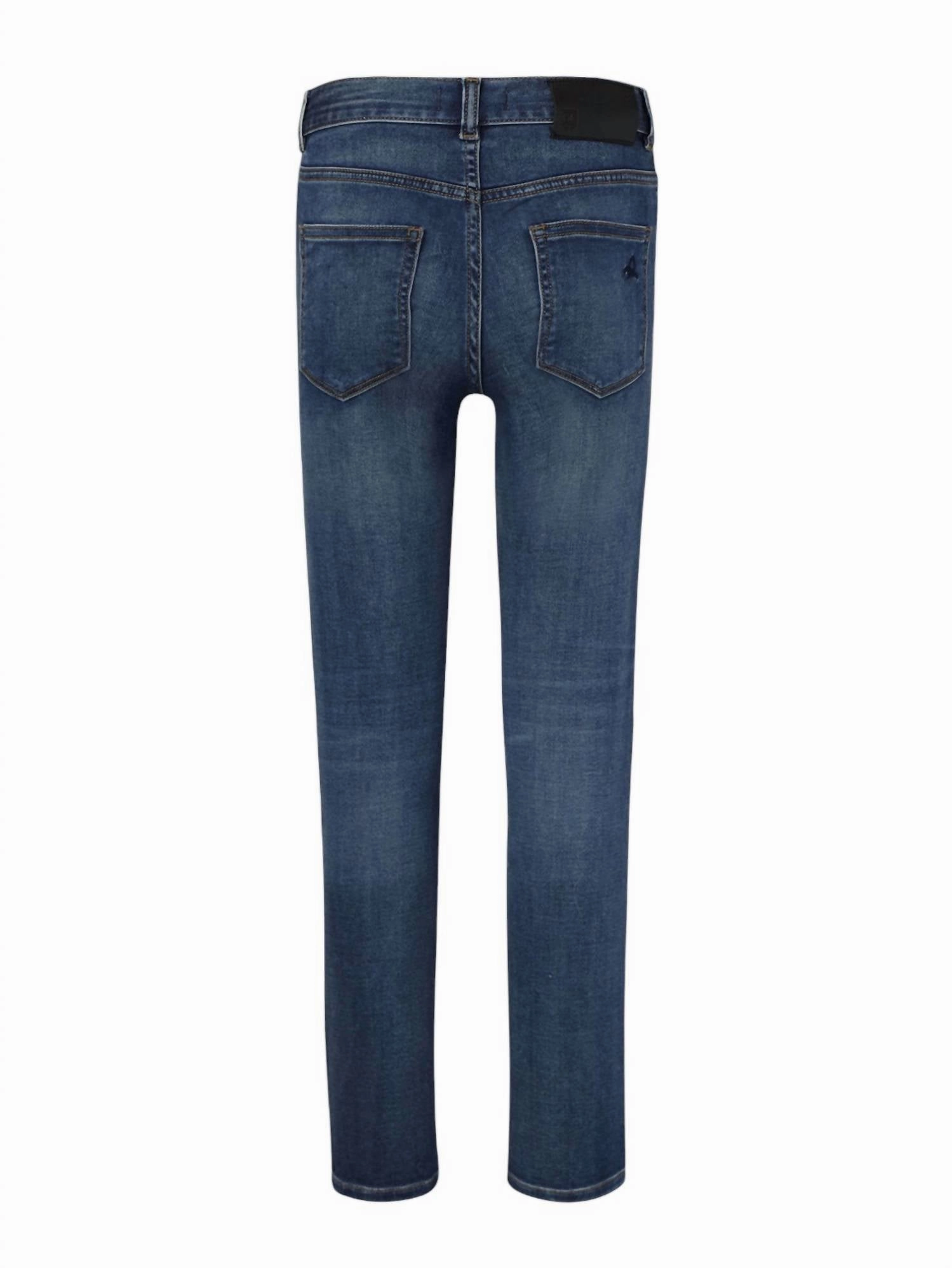 Boy's Brady Slim Jeans In Howler - Blue Denim Boys Stretch Skinny Jeans