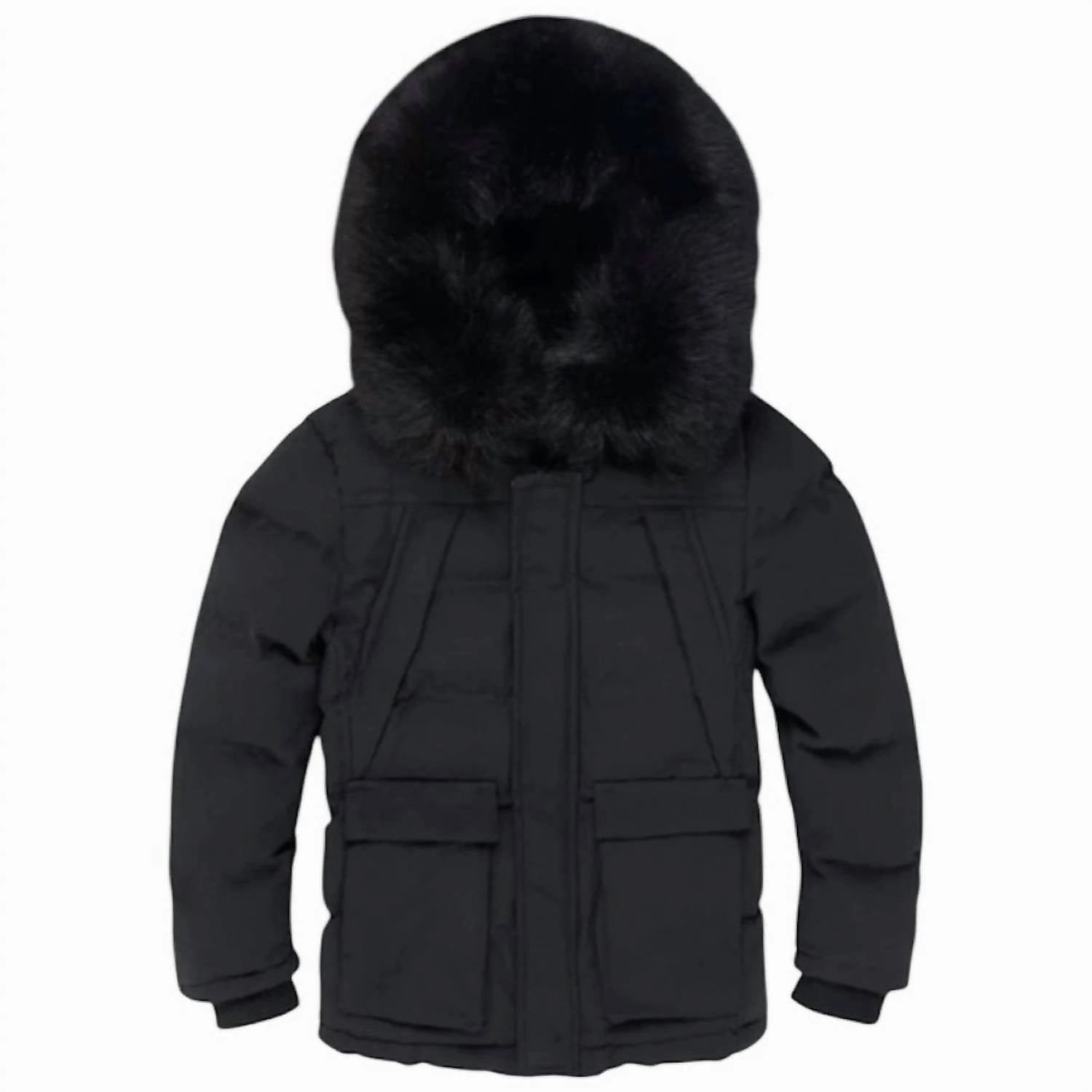 Boy's Fargo Parka 2.0 Jacket In Black winter jackets for boys, lightweight puffer boys