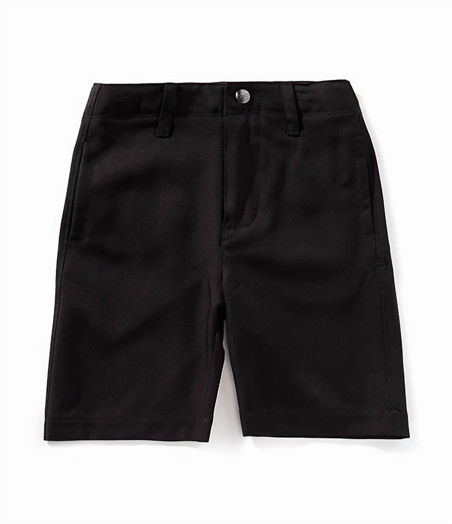 Boy's Golf Medal Play Short In Black boys athletic shorts, cargo shorts boys