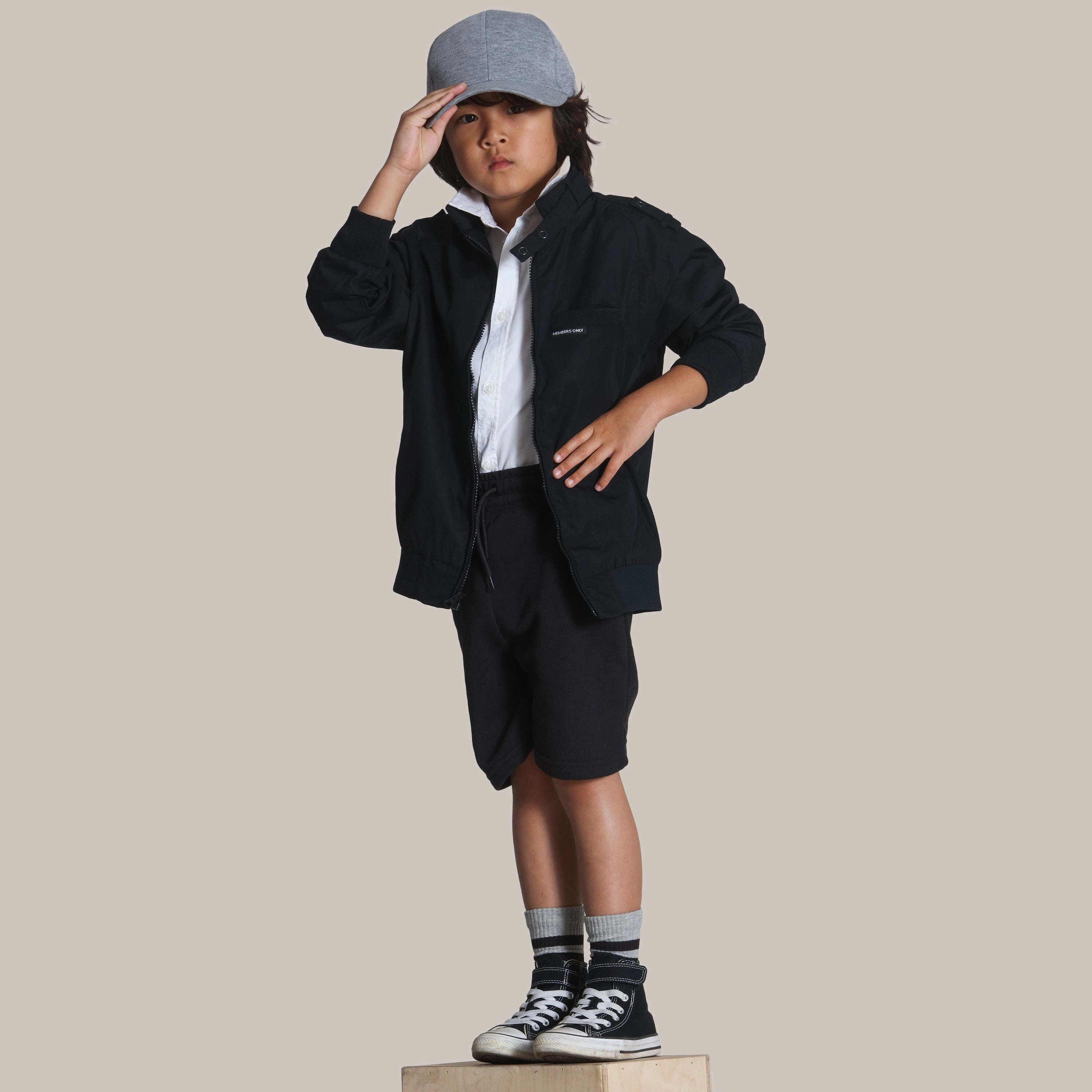 Boy's Iconic Racer Jacket Boys Waterproof Parka