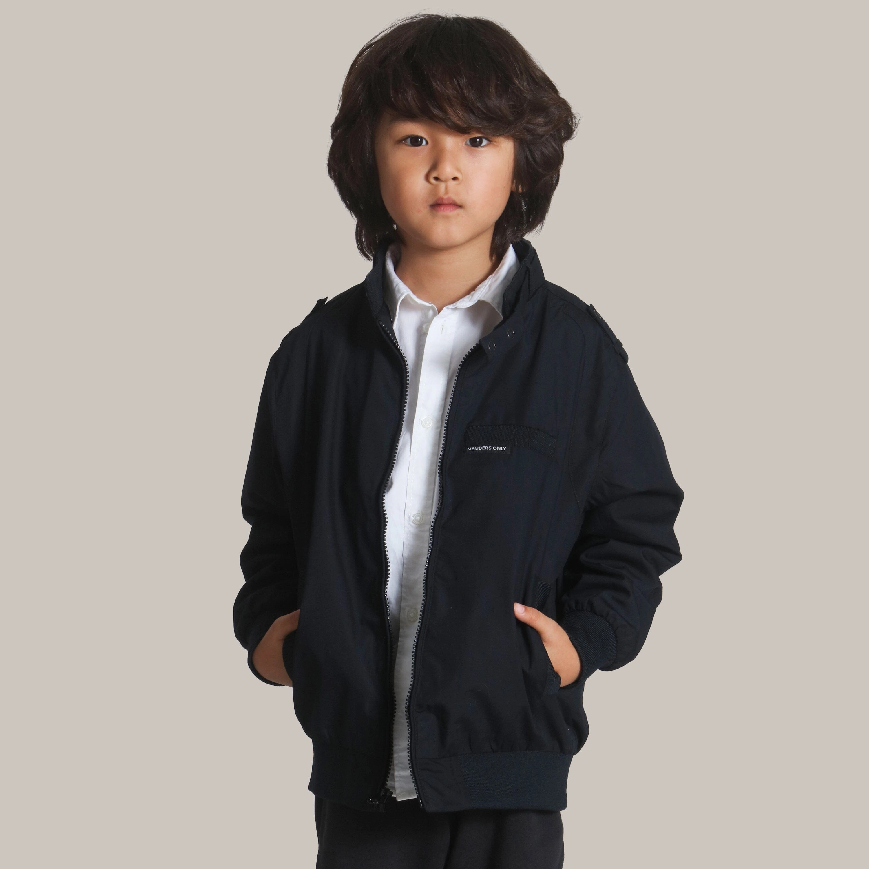 Boy's Iconic Racer Jacket Boys Waterproof Parka