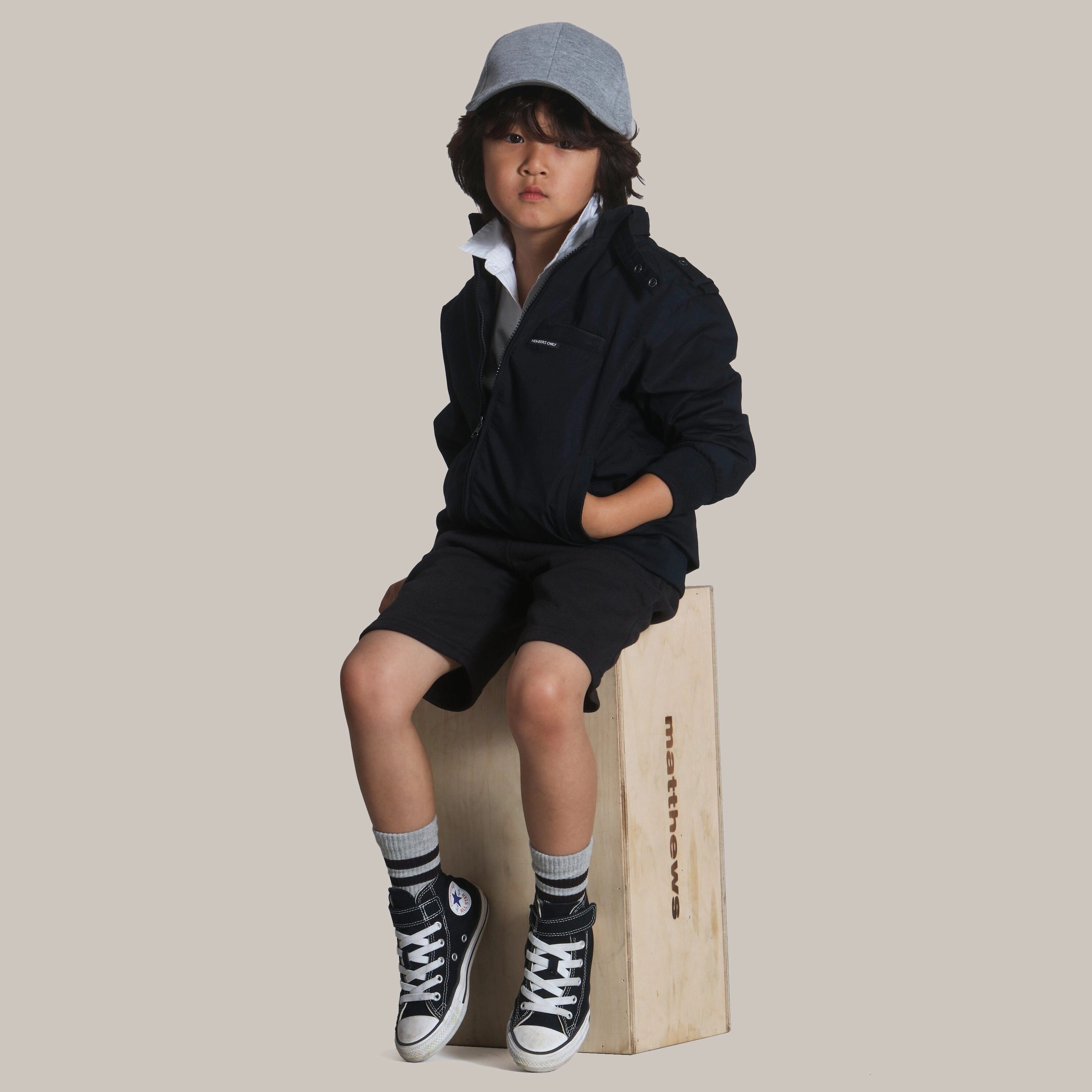 Boy's Iconic Racer Jacket Boys Waterproof Parka