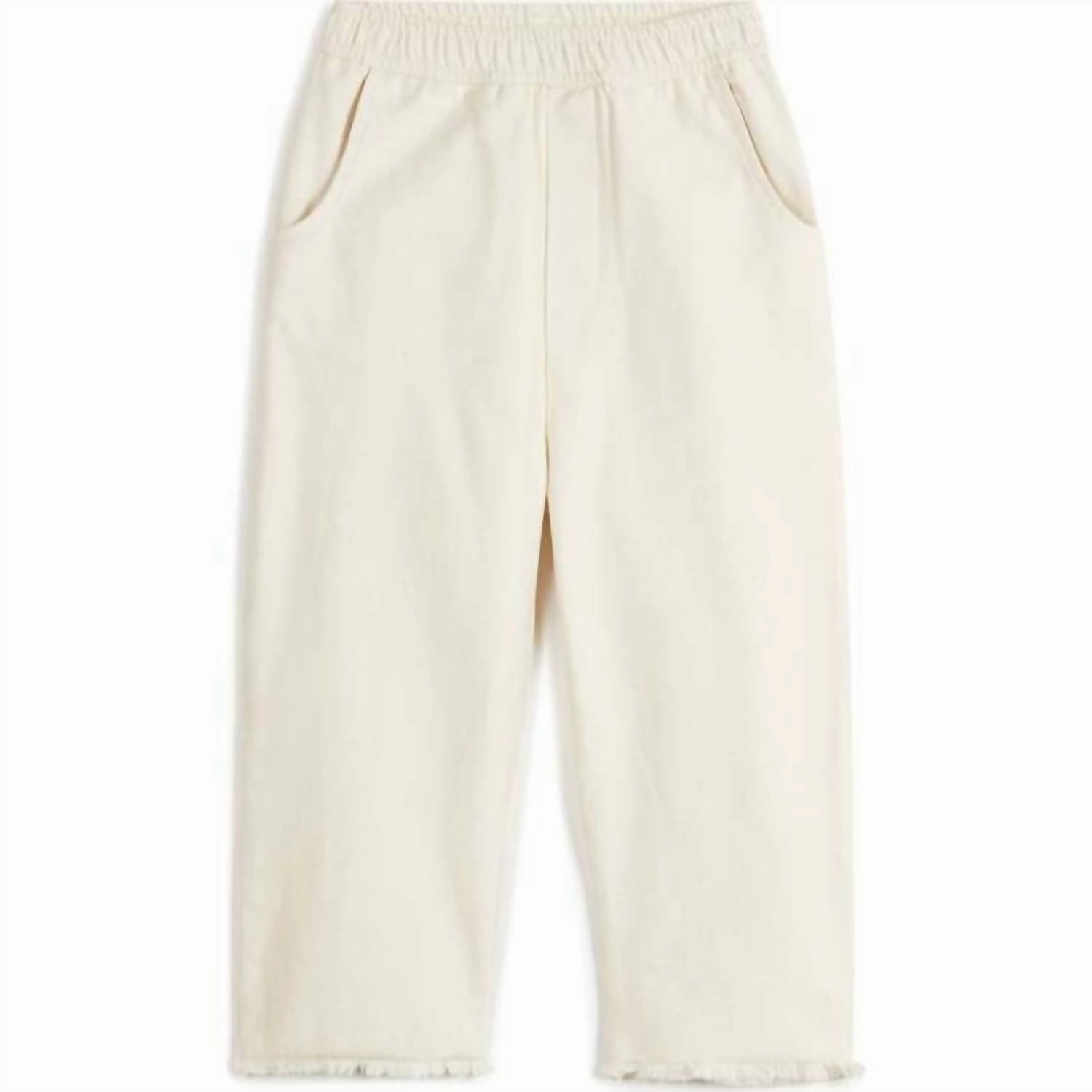 Boy's Serafim Trousers In Ecru Boys Stretch Skinny Jeans