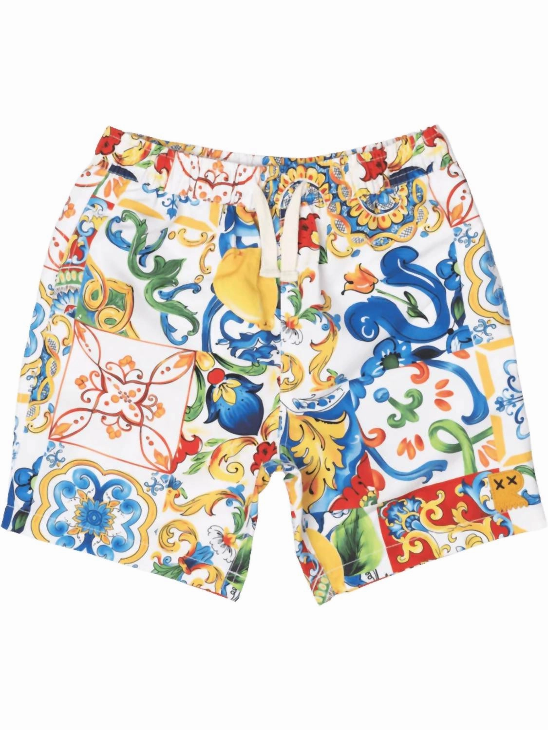 Boy's Sicily Boardshorts In Multi Color Boys Drawstring Athletic Shorts