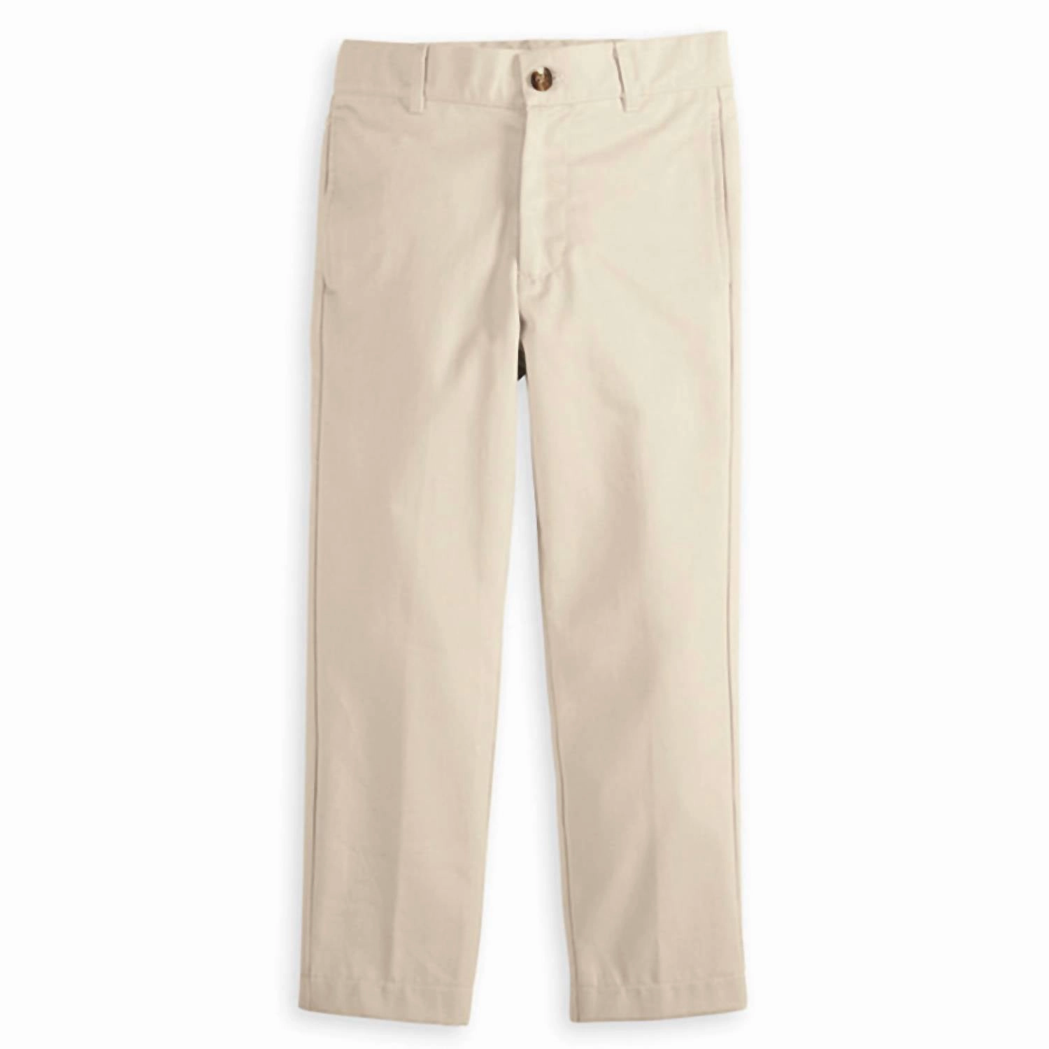 Boy's Slim Pants In Stone Twill boys jogger pants, school uniform pants boys