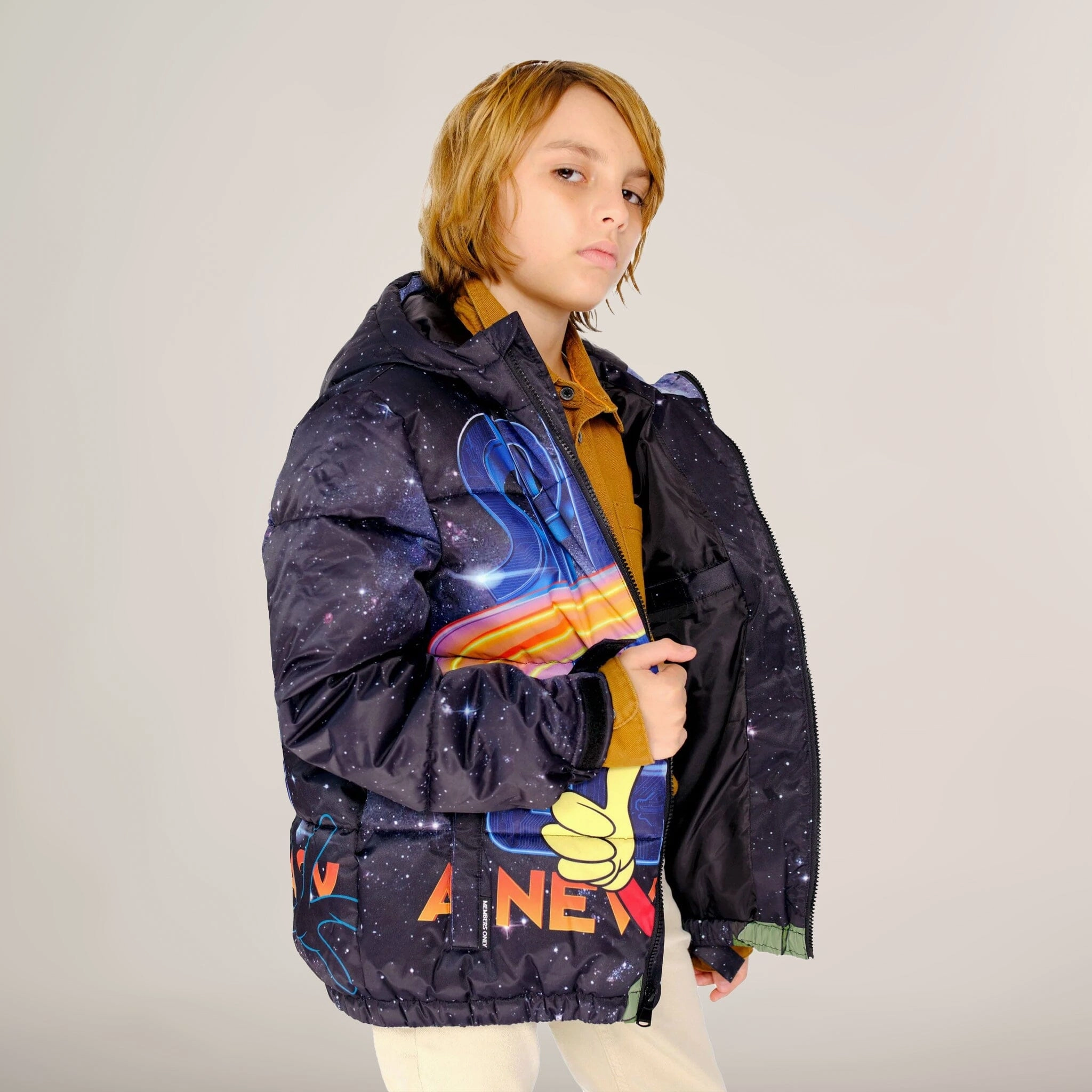 Boy's Space Jam Puffer Jacket - FINAL SALE Boys Waterproof Parka