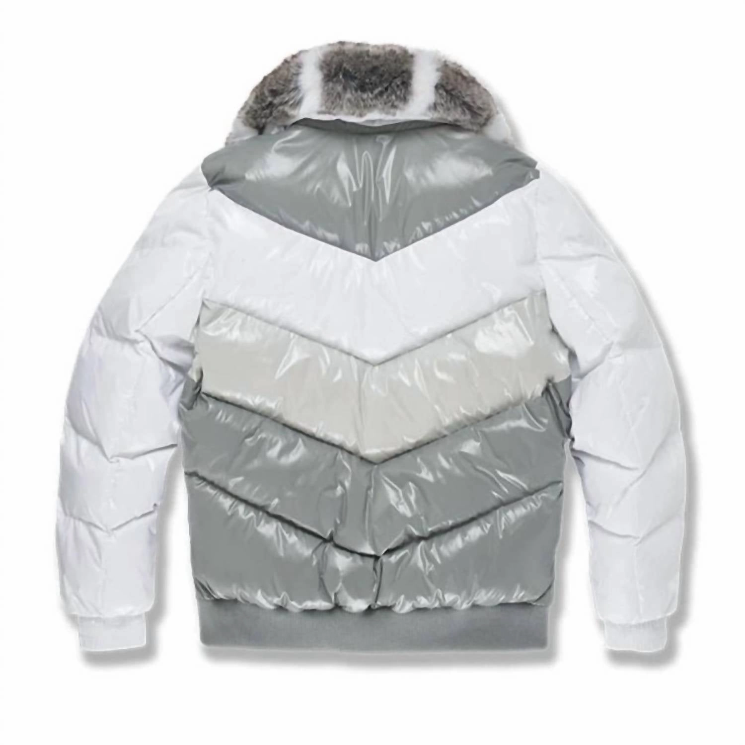 Boy's Sugar Hill Nylon Puffer Jacket In Artic White Boys Waterproof Parka