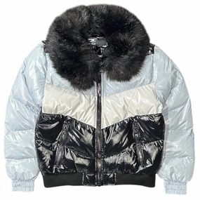 Boy's Sugar Hill Nylon Puffer Jacket In Oreo winter jackets for boys, lightweight puffer boys