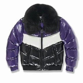 Boy's Sugar Hill Puffer Jacket In Court Purple winter jackets for boys, lightweight puffer boys