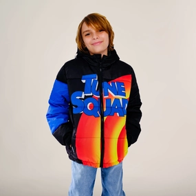 Boy's Tune Squad Puffer Jacket - FINAL SALE winter jackets for boys, lightweight puffer boys