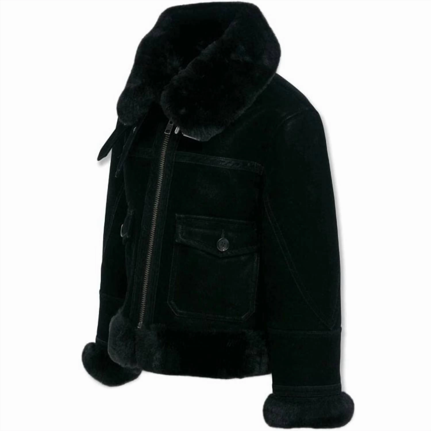 Boy's Vienna Bomber Jacket In Black Boys Waterproof Parka