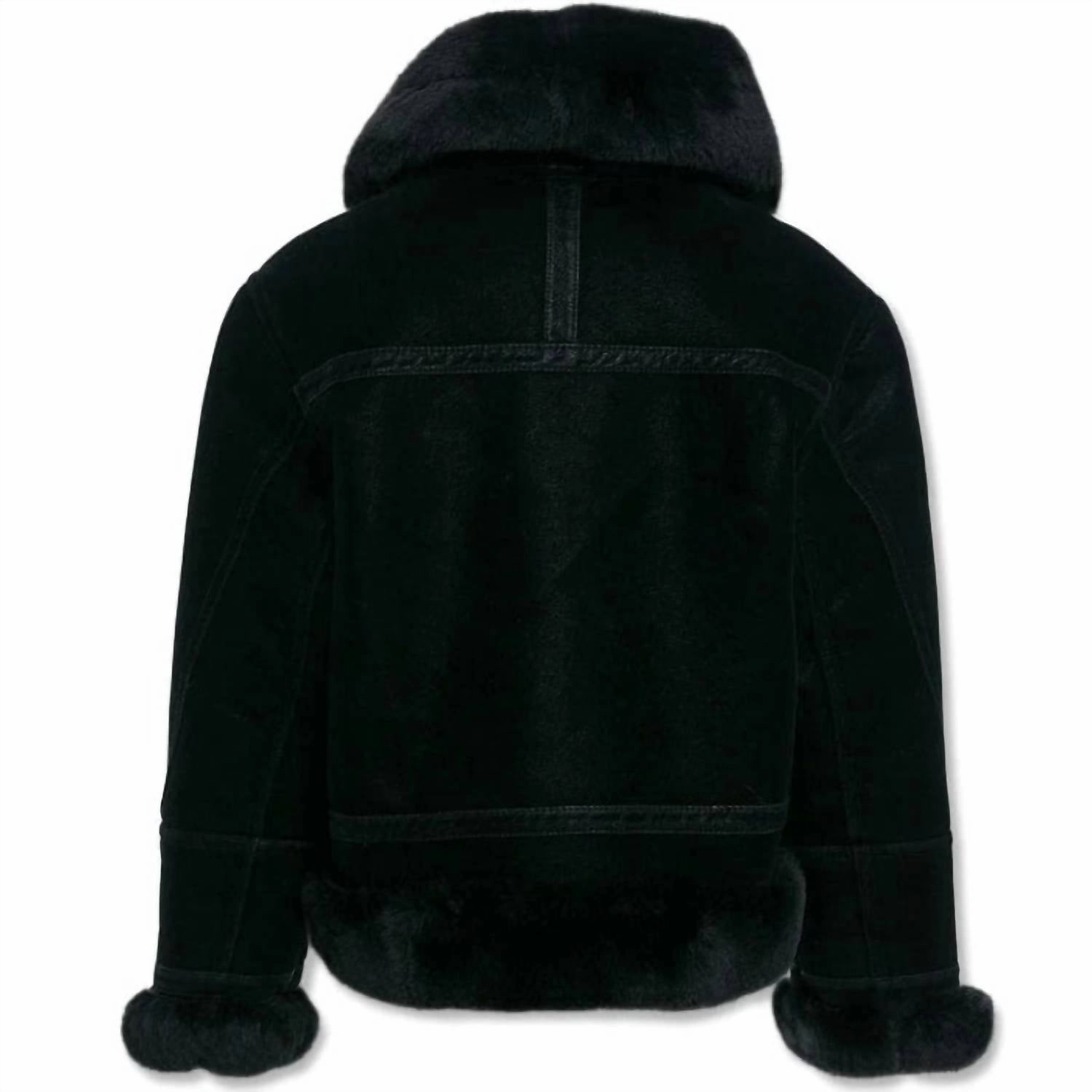 Boy's Vienna Bomber Jacket In Black Boys Waterproof Parka