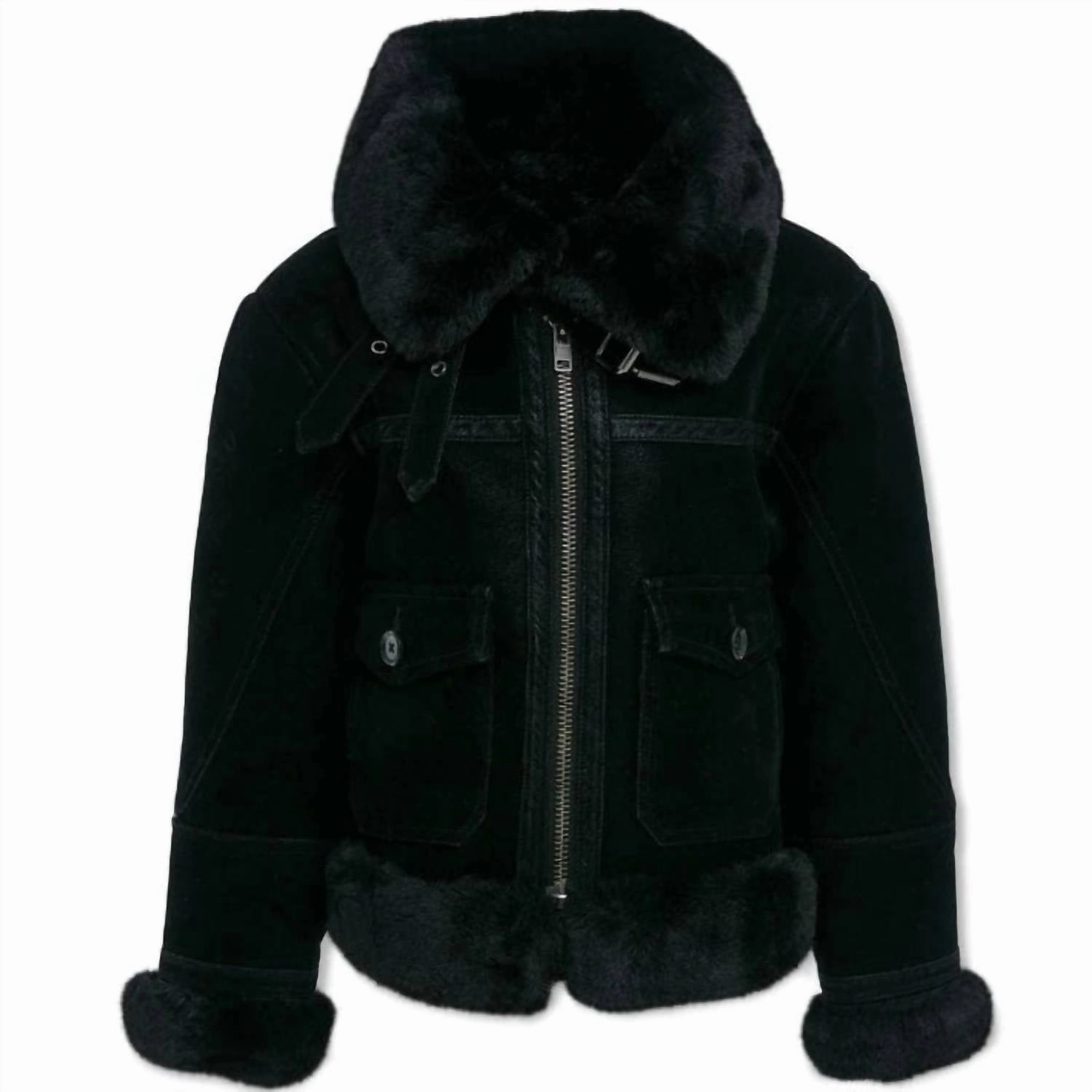 Boy's Vienna Bomber Jacket In Black winter jackets for boys, lightweight puffer boys