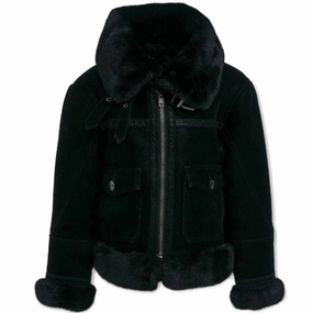 Boy's Vienna Bomber Jacket In Black winter jackets for boys, lightweight puffer boys