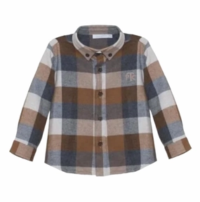 Boy's Woven Shirt In Multi graphic tees for boys, polo shirts boys