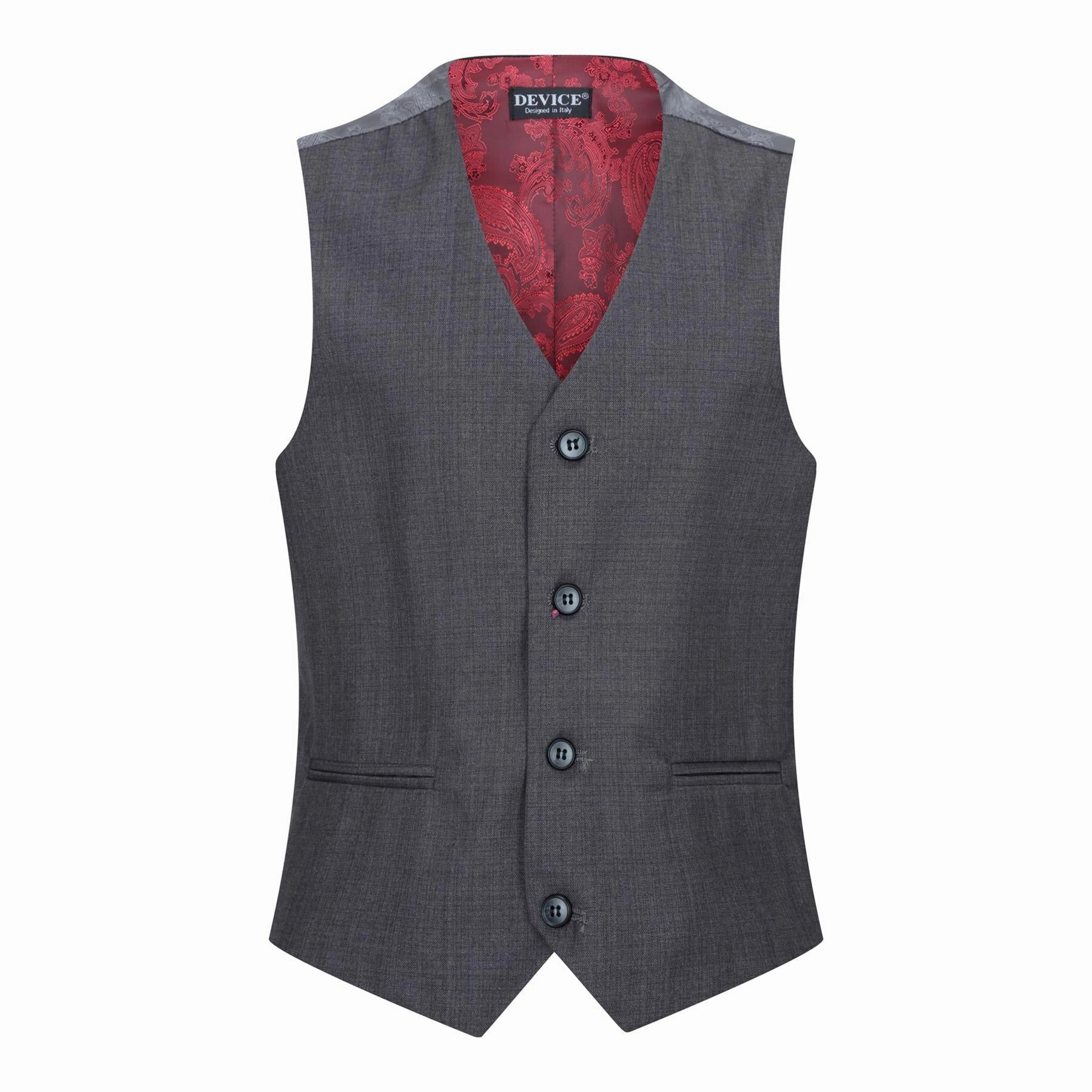Boys 3 Piece Charcoal Grey Classic Retro Suit Boys Summer Matching Set