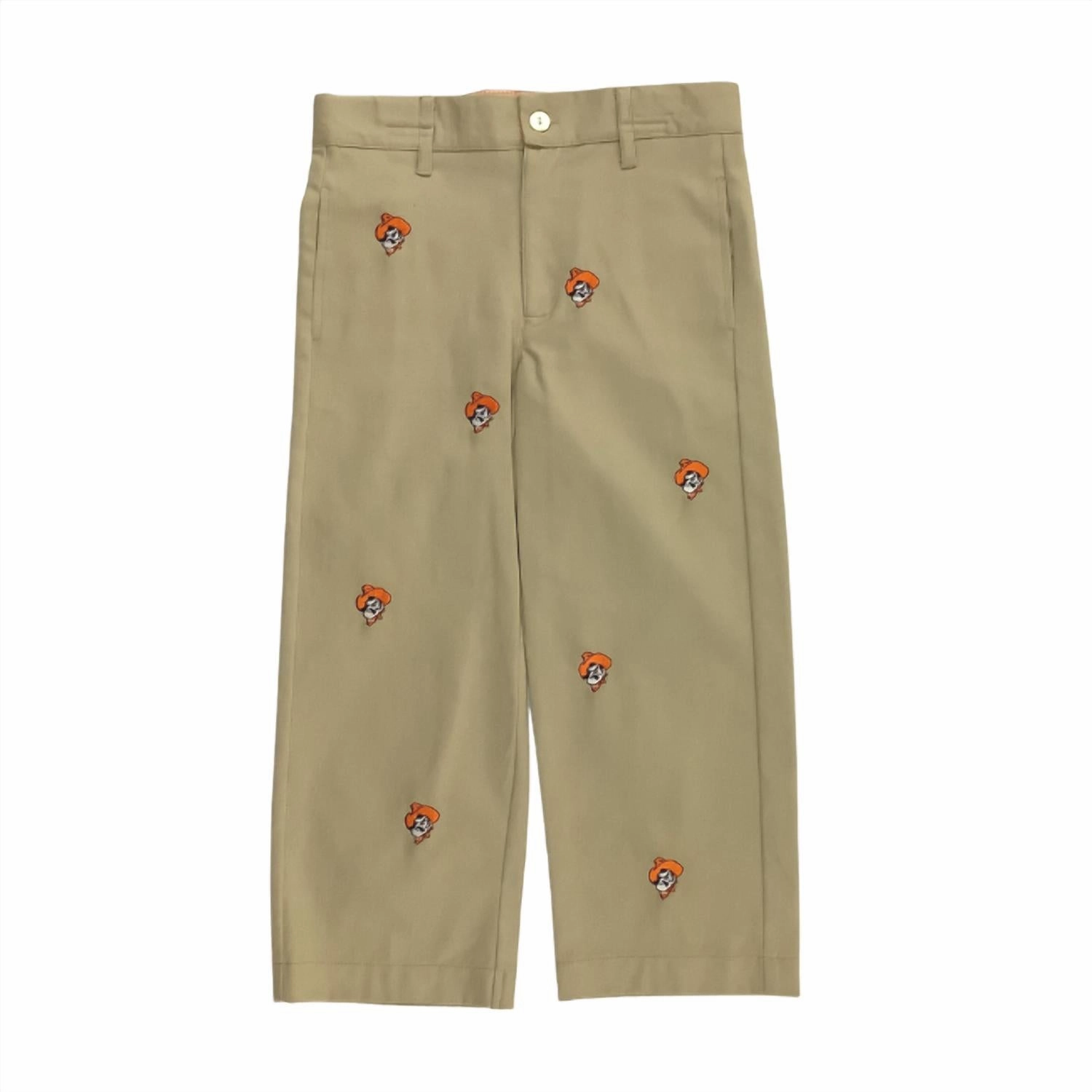 Boys' Oklahoma State University Collegiate Pants In Khaki boys jogger pants, school uniform pants boys