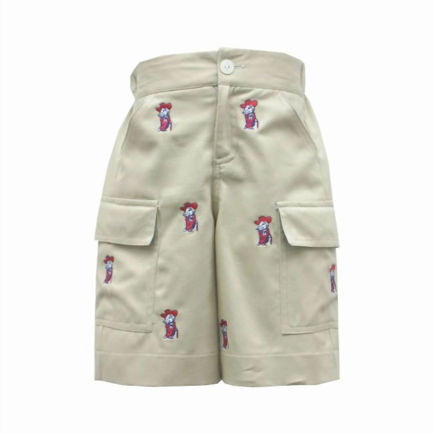 Boys' Ole Miss Collegiate Cargo Shorts In Off White boys athletic shorts, cargo shorts boys
