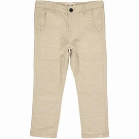 Boys Antony Pants In Tan boys jogger pants, school uniform pants boys