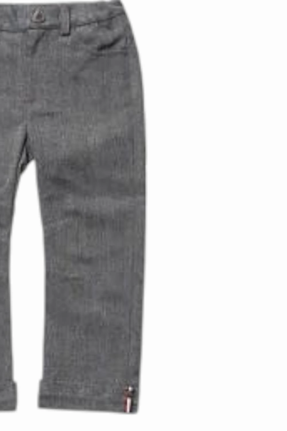 Boys Axel & Hudson Gray Flannel Trouser In Grey Boys Stretch Skinny Jeans