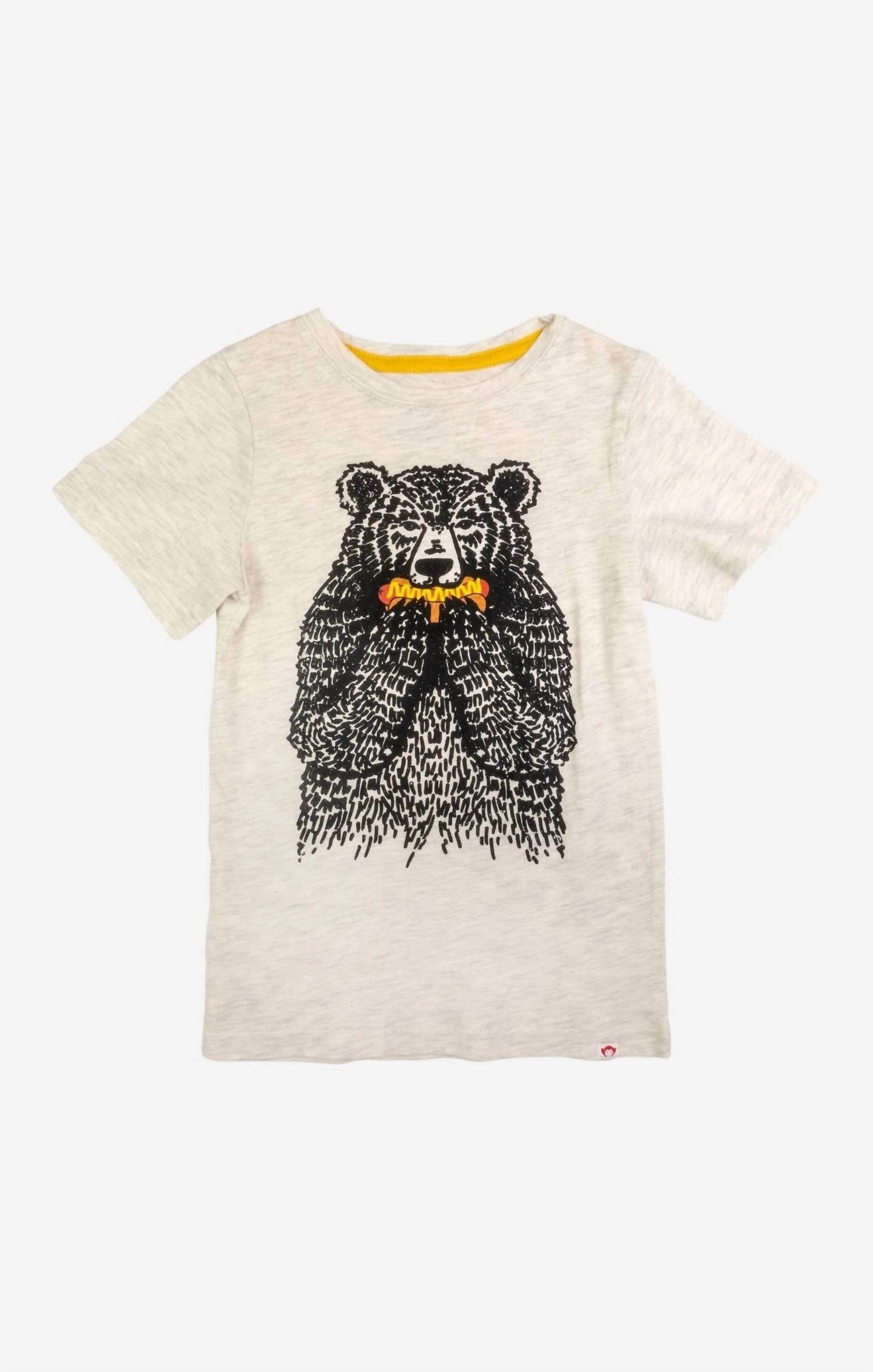 Boys Bear Tee In Hangry Boys Henley T Shirt