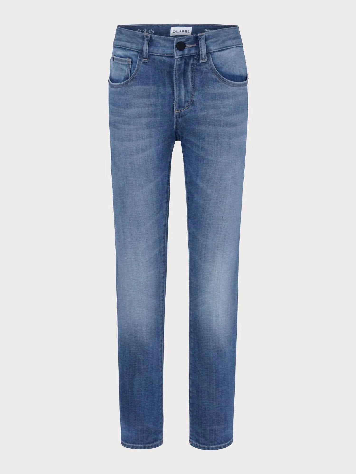 Boys Brady Slim Jeans In Medium Denim Wash Boys Stretch Skinny Jeans