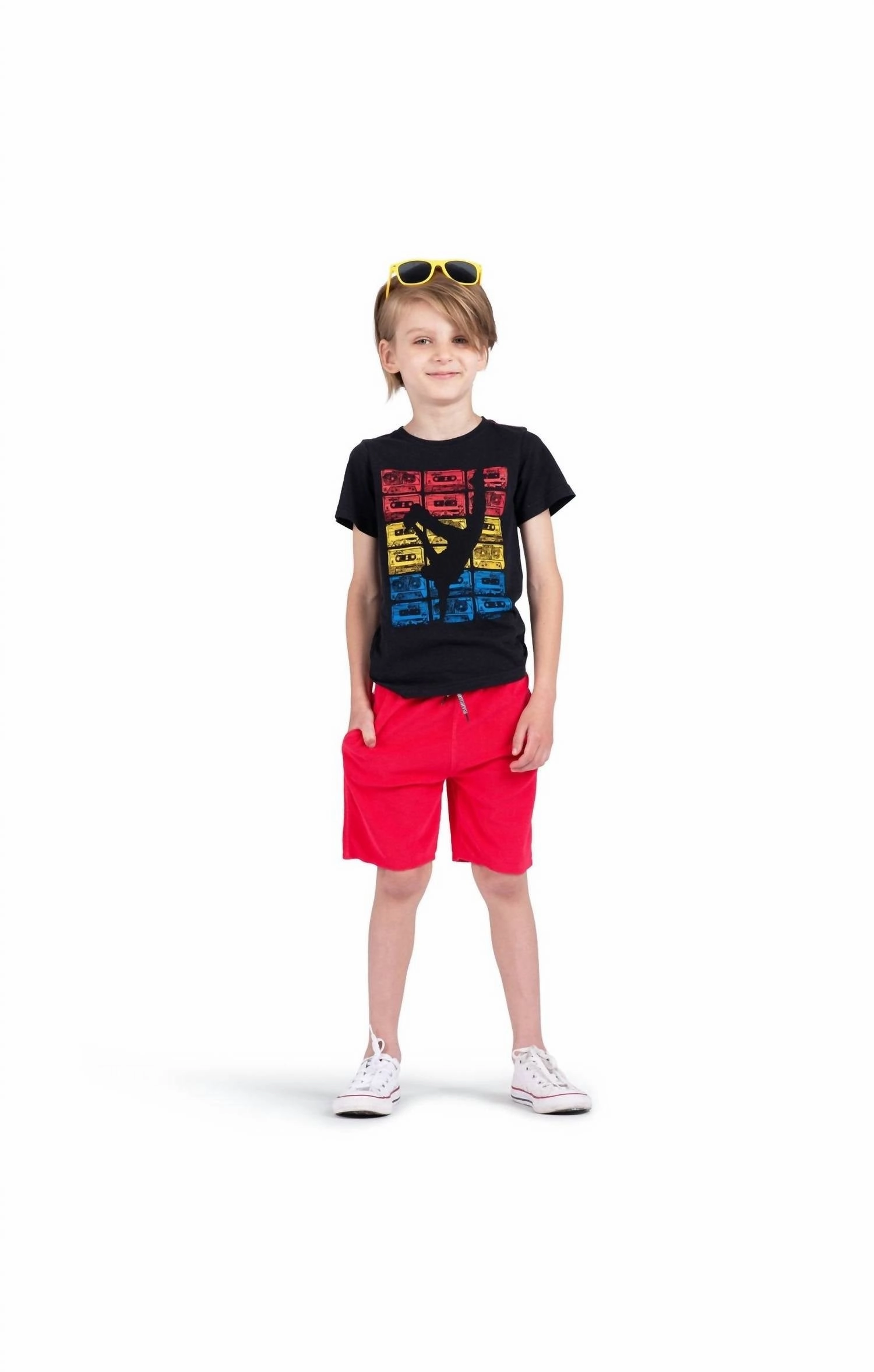 Boys Breakdancing Tee In B-Boy Boys Henley T Shirt
