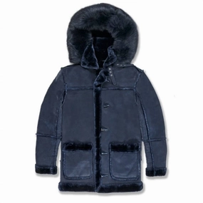 Boys Denali Shearling Jacket In Navy winter jackets for boys, lightweight puffer boys