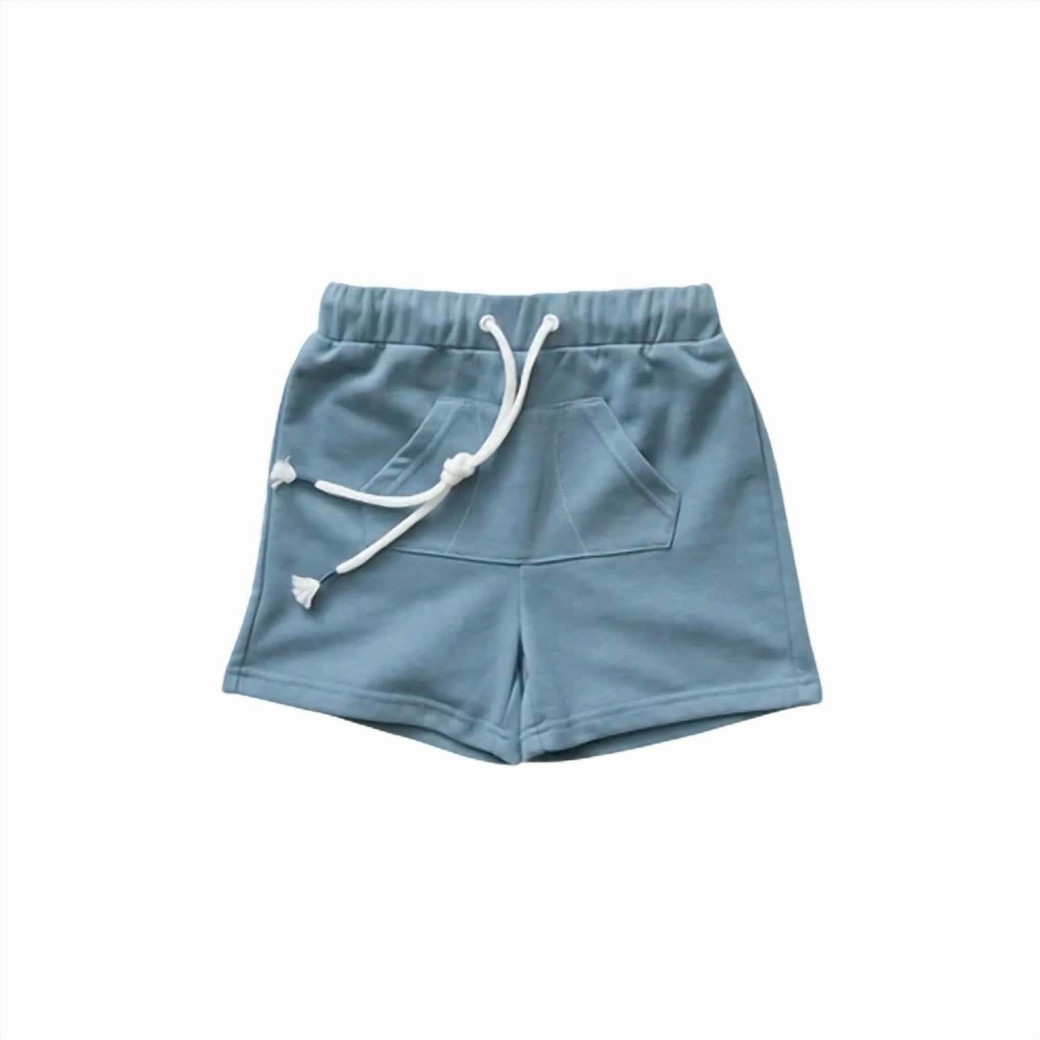Boys Embroidered Beach Shorts In Teal boys athletic shorts, cargo shorts boys