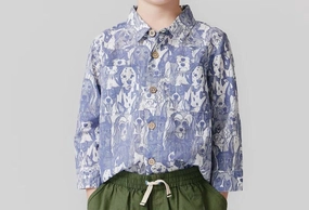 Boys Jack Shirt In Dogs A Plenty graphic tees for boys, polo shirts boys
