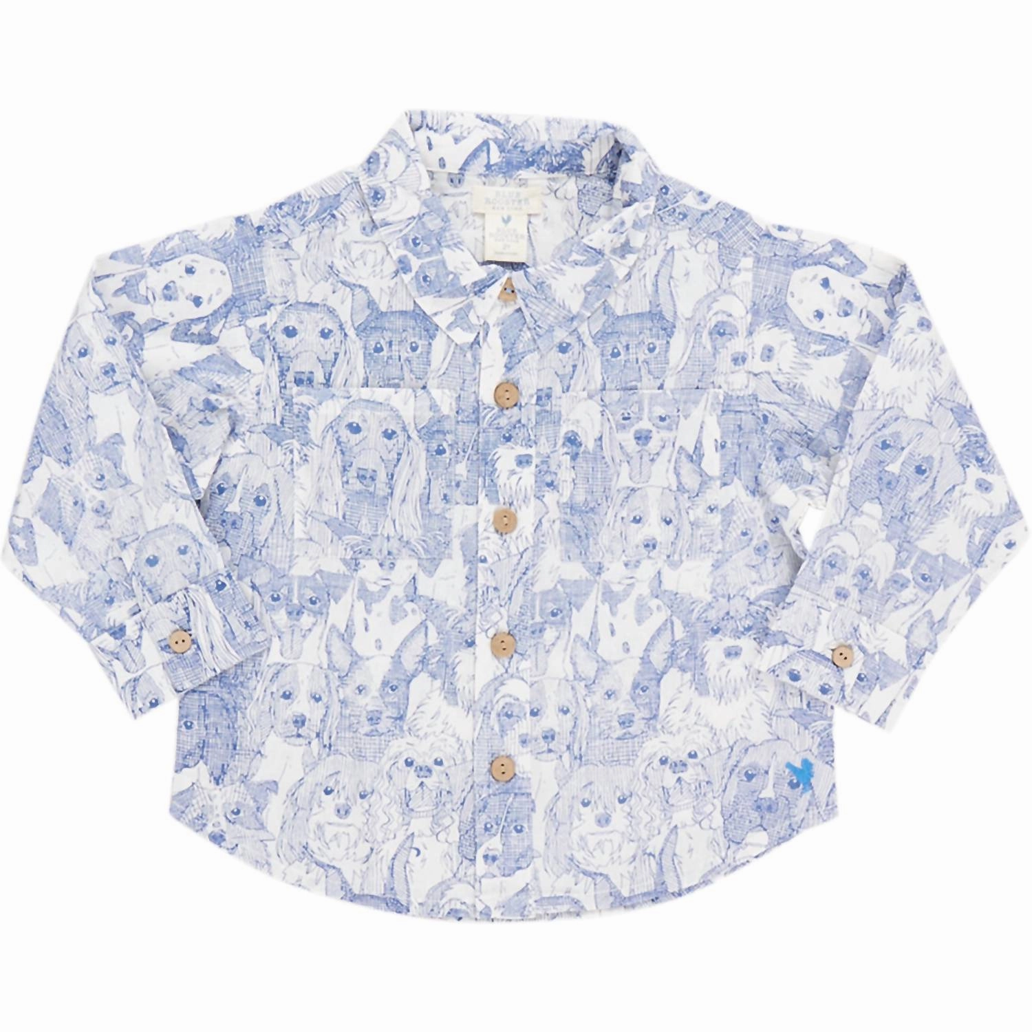 Boys Jack Shirt In Dogs A Plenty Boys Henley T Shirt