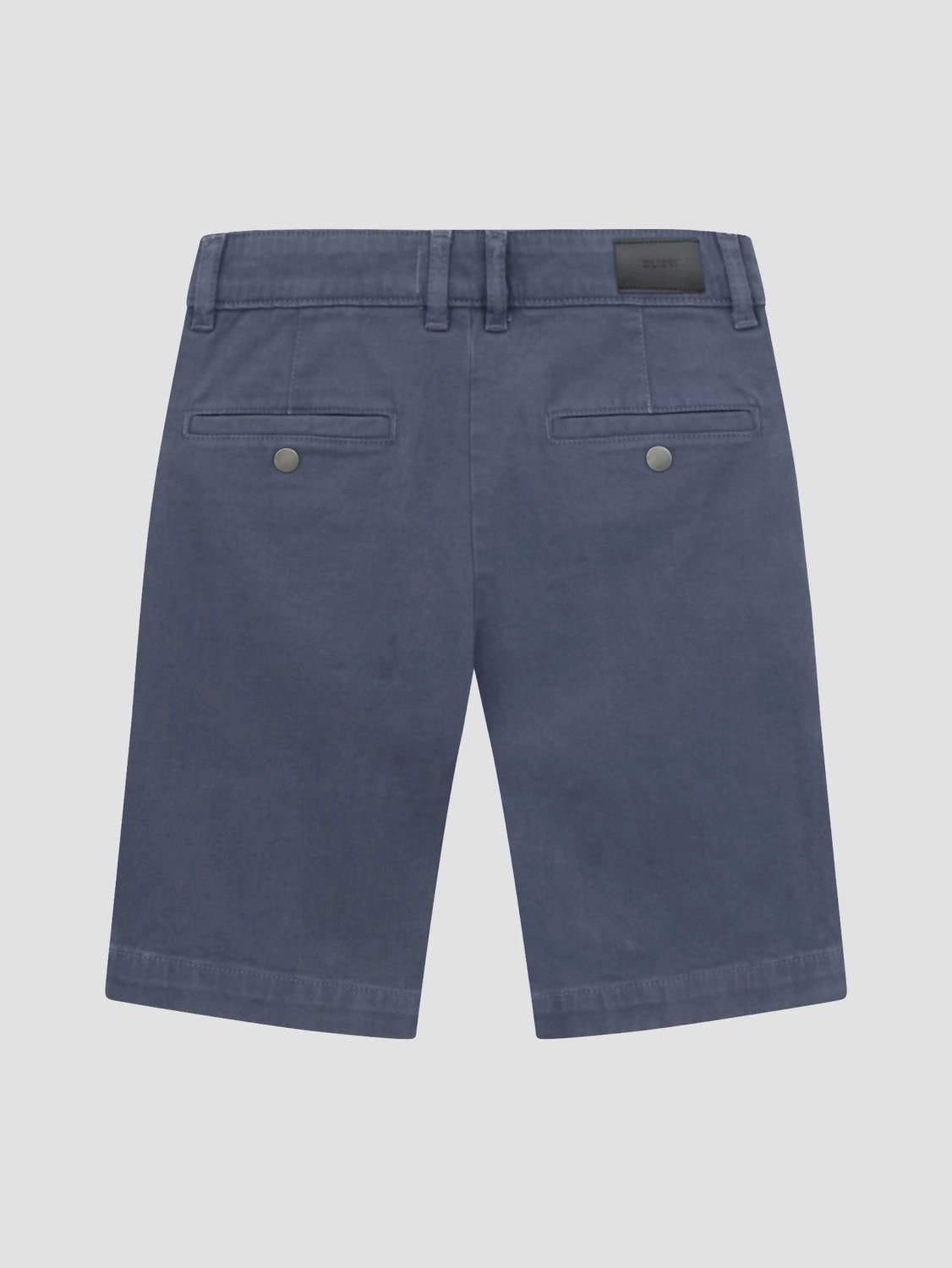 Boys Jacob Chino Short In Stone Blue Boys Drawstring Athletic Shorts